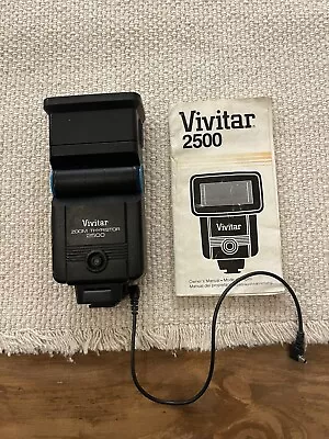 Vivitar 283 Zoom Auto Thyristor 2500 Flash With Manual • $13.49