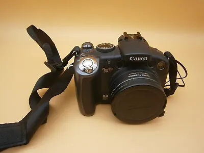 Canon PowerShot S5 IS PC1234 8.0MP 12x Optical Zoom Digital Camera - For Parts • $24.99