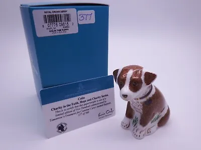 £44.99 • Buy Royal Crown Derby Limited Edition Colin Puppy Paperweight 377/500