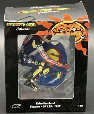 Minichamps 1/12 Valentino Rossi Figurine Riding GP 125 1997 312970146 • $63.99