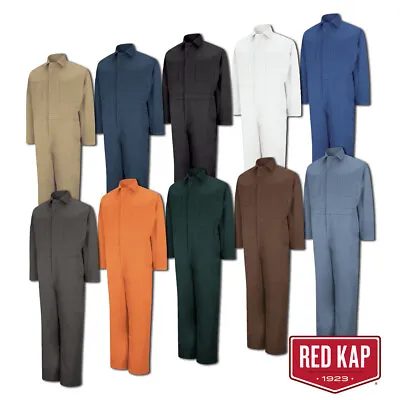 NEW Red Kap Coverall Twill Action Back Work Uniform Polyblend CT10 • $38.98