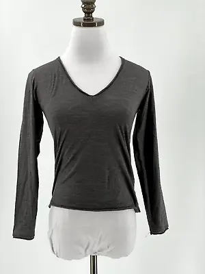 Missoni Gray Wool Silk Long Sleeve Top Sz 44 • $29.84