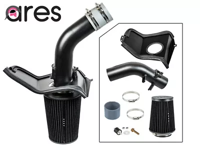 ARES BLACK GK For Subaru 08-14 WRX/STi 2.5L Turbo Cold Air Intake +Heat Shield • $119.99