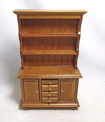 Dolls House Miniature Oak / Pine Style WELSH DRESSER • £16