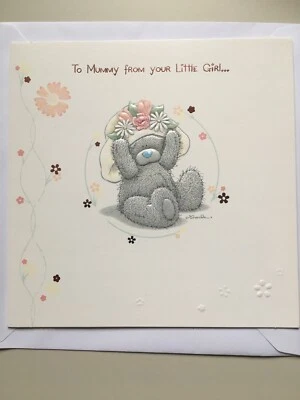 £0.99 • Buy Me To You Tatty Teddy Mummy From Special Little Girl Mother’s Day Card ONLY 99p