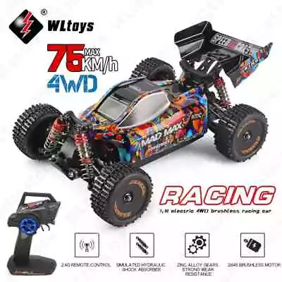 Wltoys 184016 High-speed 75km/h(45mph) 4wd 2.4g Brushless Racing Rc Buggy • $80