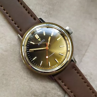 Watch Vostok USSR Vintage Mechanical Men's Wrist Watch. Soviet Watch. • $75