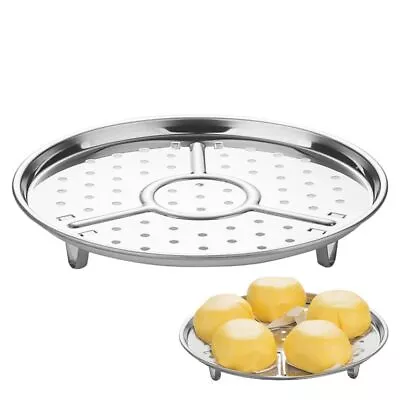 Steamer Rack Premium 304 Stainless Steel Steaming Rack Tray With Removable Legs • $11.55