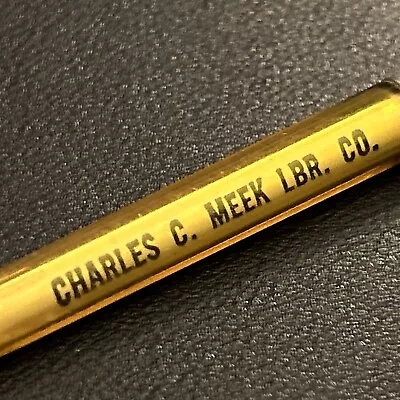 VTG C1950s Ballpoint Pen Charles C. Meek Lumber Company West Plains Missouri • $15