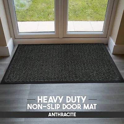 £9.93 • Buy Large Door Mat Heavy Duty Non-Slip Dirt Trapper Kitchen Floor Rugs Barrier Mats