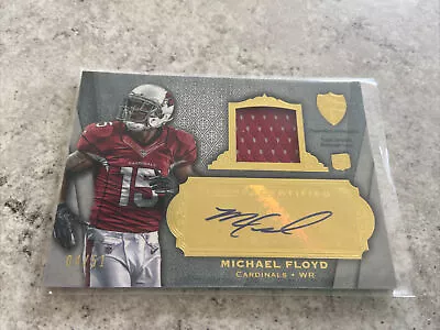 2012 Topps Supreme Auto Relics /51 Michael Floyd #SAR-MF Rookie Auto RC • $7.95