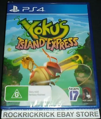 Playstation 4 Game Ps4 Yoku's Island Express (brand New Sealed) • $36