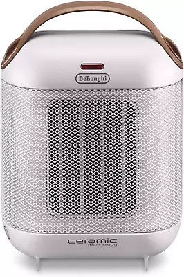 De'Longhi Capsule Fan Heater 1800W Ivory White Self-Regulating Ceramic Heater • $86.25