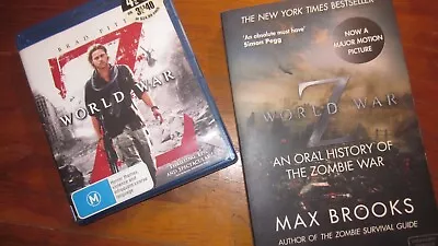 World War Z--Blu-ray PLUS Book!! • $19.95