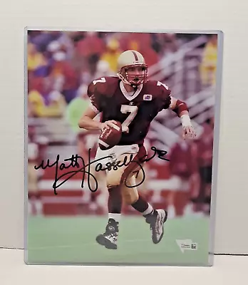 Autographed MATT HASSELBECK Signed Boston College 8X10 Photo Fanatics Authentic • $30