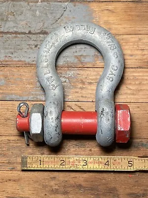 CROSBY Shackle 7/8 “  6.5 Ton 13000 Lb Bolt Nut Pin Type 1019533 • $85