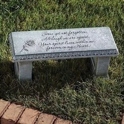 Roman Joseph Studio Memorial Garden Bench 6.25 Inch Tall  • $117.94