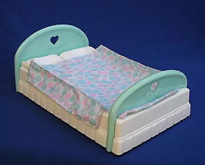 Fisher Price Loving Family Dollhouse Furniture Dream Double Bed Adult Doll 5.5  • $13.84