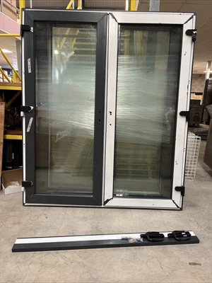 £430 • Buy Upvc French/patio Doors Grey 1590 1600