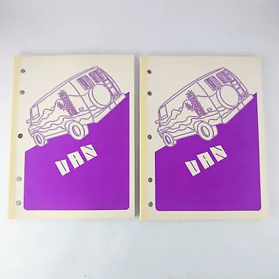 Vtg 70s 80s School Notebook Journal Lined Paper Notepad Van Vehicle Retro Purple • $7.12
