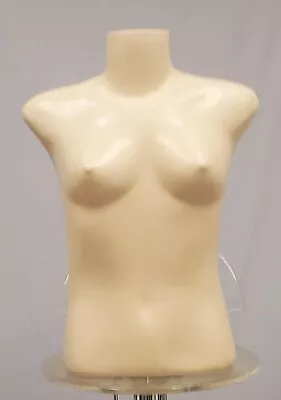 Female Torso Mannequin Form Display Bust Flesh Color (#5021) • $40