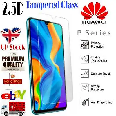 £2.99 • Buy Tempered Glass 2.5D Clear For Huawei P20/30/40 Pro/Lite Screen Protector Cover