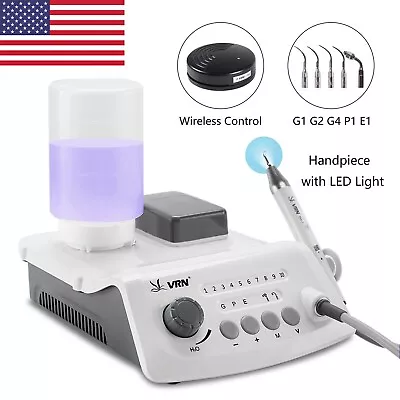 Dental LED Cordless Piezo Ultrasonic Scaler & LED Detachable Handpiece • $179.99