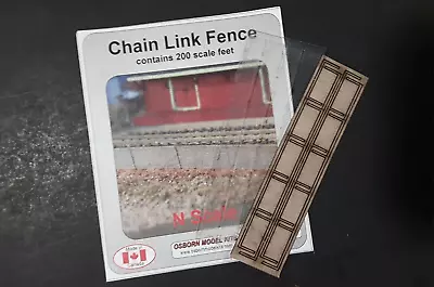 Osborn Models Kits N Scale Chain Link Fence 3071 • $4.75