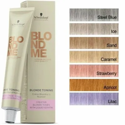 Blondme Blonde Toning Cream 60ml Permanent Hair Colour - All Shades- Free P&P • £9.95