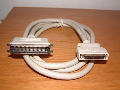£3.99 • Buy SCSI 2 50 Pin HD50 Male - Centronics C50 CN50 Male External Cable 2m