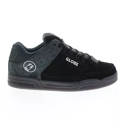 Globe Tilt GBTILT Mens Black Nubuck Lace Up Skate Inspired Sneakers Shoes • $70.99