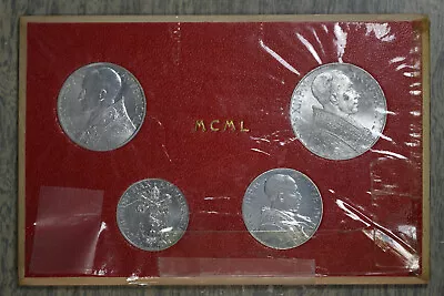 Nice Original 1950 1952 Vatican Pius XII Commemorative 4 Coin Set • $0.99