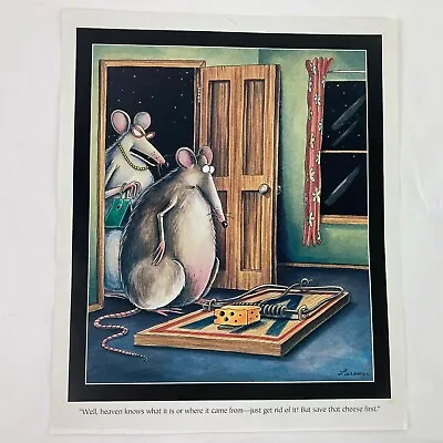 The Far Side Gallery Gary Larson From Calendar Frame Suitable Rat Trap Cheese • £6.65