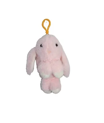 Rabbit Bunny Fur Plush Stuffed Animal Keychain Clip Fluffy Keychain 6  H New  • $4.50