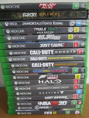 Microsoft Xbox One XB1 Games List *Select Your Own Game* XB1 Xbox One X Games XB • $6.50