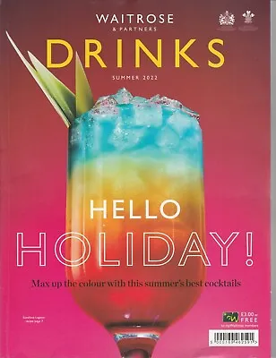£1.20 • Buy Waitrose Drinks Magazine - Summer 2022 - Hello Holiday!