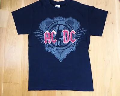 AC/DC 2009-2010 Black Ice Tour TShirt Doublesided Size SMALL In VGC • £8.49