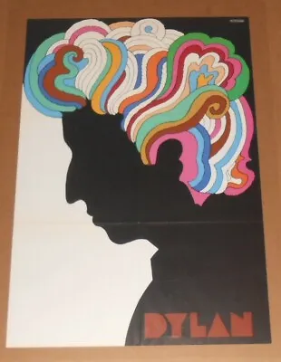 Bob Dylan Greatest Hits Poster Album Insert 1967 Original 33x22 Milton Glaser EX • $148.95