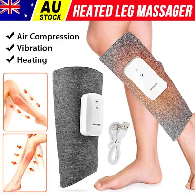 Air Heated Calf Massager Wireless Compression Massager For Legs Thigh Wraps 360° • $42.70