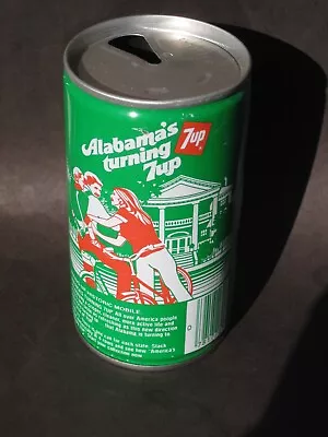 Vintage 1979 America's Turning 7-up Soda Can Alabama State • $8.43