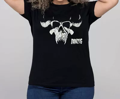 Danzig ROCK BAND Women's Black Plus T-Shirt • £12.53