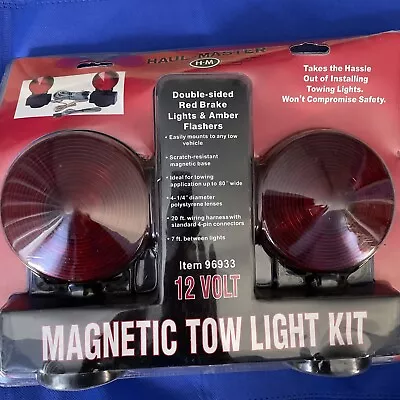 Haul-Master 12 Volt Magnetic Tow Light Kit - Item 96933 - NEW UN OPENED PACKAGE • $29