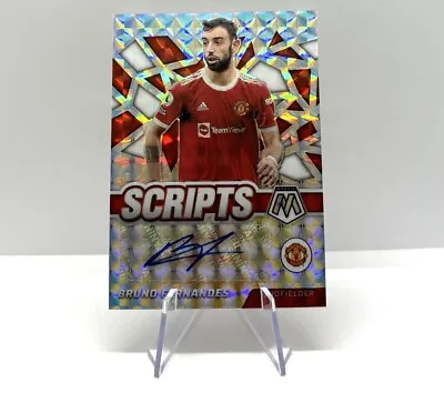 Panini Mosaic Soccer EPL 21/22 SCRIPTS Bruno Fernandes AUTO AUTOGRAPH Man Utd • £44.99