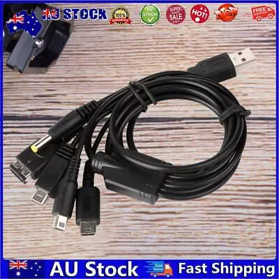 AU 5 In1 USB Charger Universal 1.2m/4 Ft For Nintendo NDSL / NDS NDSI XL 3DS • $9.02