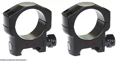 Tactical 30mm Low Weaver Mount Rings Fit Night Force Leupold Rifle Scopes • $18.95