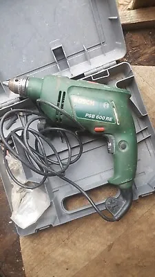 Bosch PSB 600 RPE Hammer Drill + Box. Variable Speed. Good Condition  • £9.99