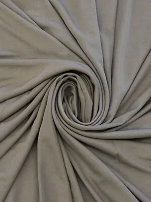 Dove Gray Rayon Matte Jersey Knit Fabric - Made In U.S.A. - 1 Yard 33  • $6.99