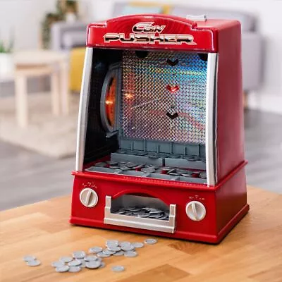 Coin Pusher Machine Arcade Game Novelty Table Top Penny Falls Toy Gift • £124.99
