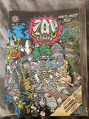 Zap 5 High Grade  1st USA Edition Underground. 50c Cover.   Fine Condition • $34.95