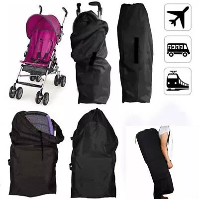 $21.75 • Buy Pushchair Cover Pram Travel Bag Buggy Umbrella Stroller Storage Bag AU